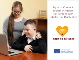 Right to Connect: Digital inclusion for persons with intellectual disabilities